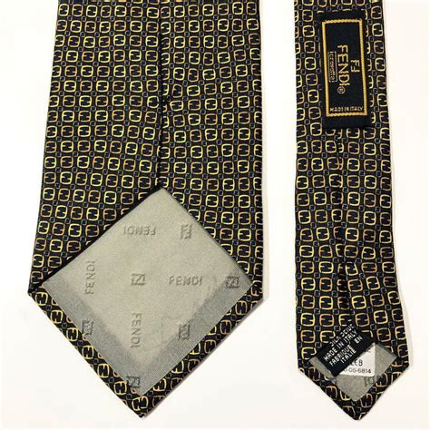 fendi necktie|fendi tie labels.